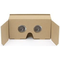 超格安でVRが楽しめる、段ボール製ゴーグル「ハコスコ」
