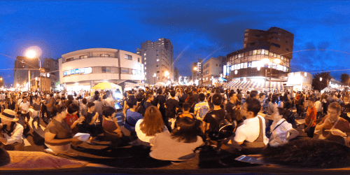 360°全天周写真の例
