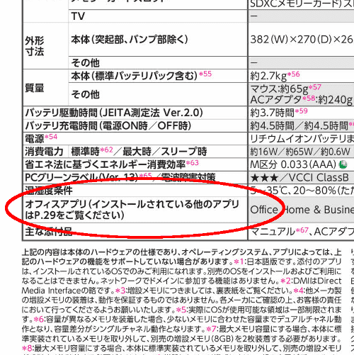 officeのあるなしは重要です