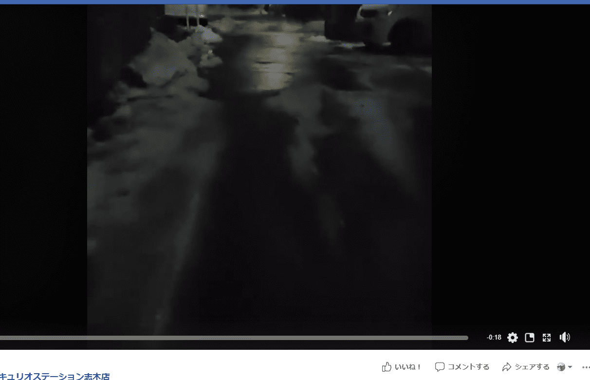 動画が大きく表示された