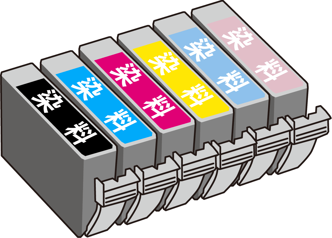 エプソンの6色プリンターの色構成